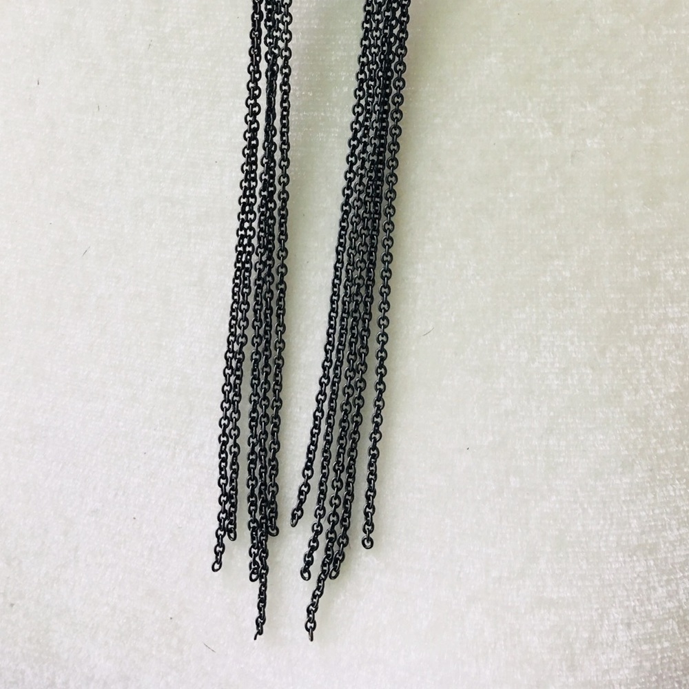 Urban Outfitters Golden Circle Duster Earrings - Picture 3 of 5
